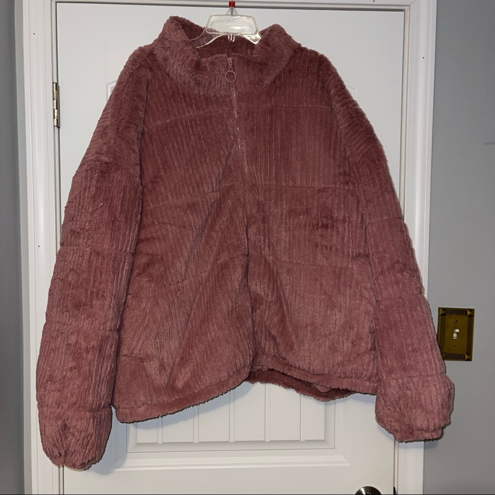 Plus size target pink puffer jacket